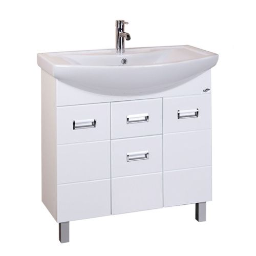 Тумба под раковину Onika Балтика 108023 80х30 напольная цвет белый