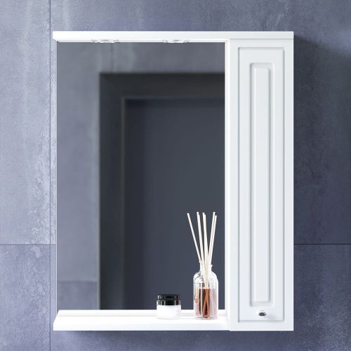 Зеркало-шкаф Damixa Palace One M41MPR0601WG 60х80 подвесной цвет белый