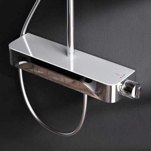 Душевая стойка Am.Pm Func F078F300 настенная цвет хром с термостатом - фото 4