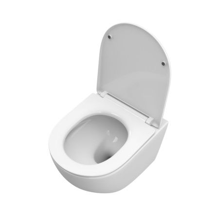 Унитаз подвесной BelBagno UNO BB5177CH-TOR/SC белый с сиденьем микролифт безободковый смыв торнадо