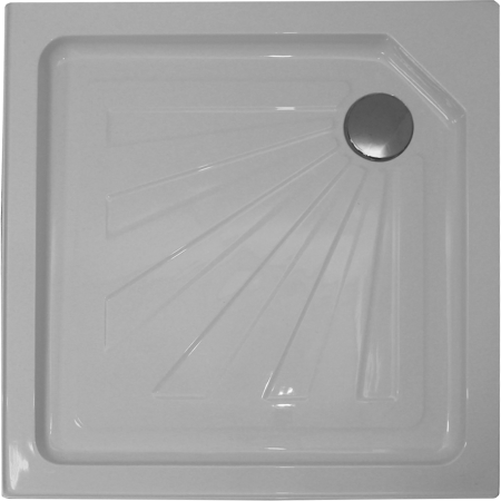 Душевой поддон из ABS-пластика Cerutti SPA Q91 90х90 белый с ножками