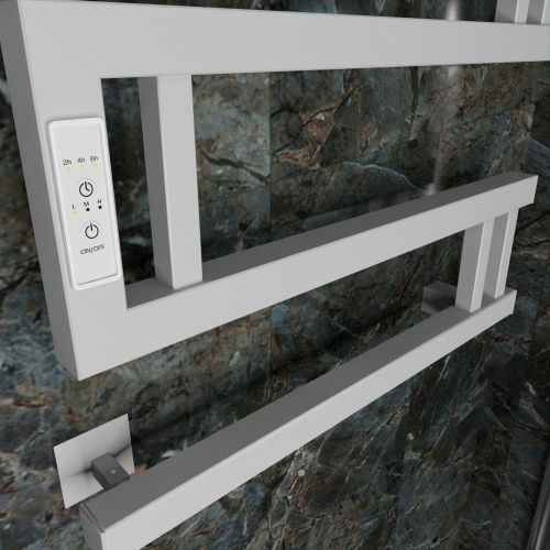 Полотенцесушитель электрический Altasan МонакоПроф МонакоПроф4050БМ 50х45 белый - фото 4