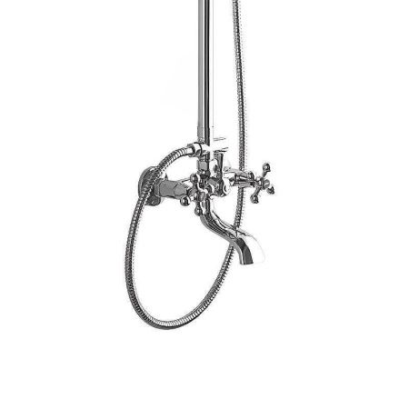 Душевая стойка D-Lin D10A12 настенная цвет хром