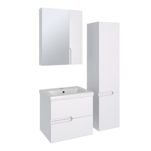 Зеркало-шкаф Runo СТОКГОЛЬМ 00-00001126 60х80 подвесной цвет белый - фото 4