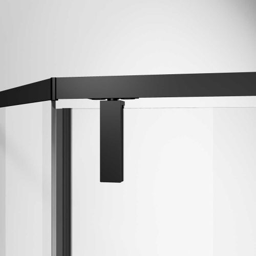 Душевой уголок Vincea Slim-N VSP-4SN100CLB 100х100 стекло прозрачное профиль черный без поддона - фото 3