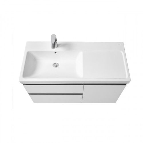 Тумба под раковину Roca Domi 7857626806 100х50 подвесная цвет белый - фото 2