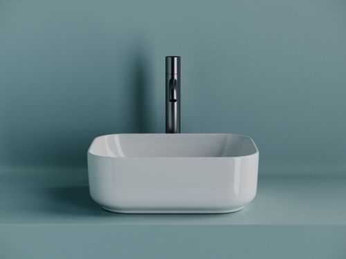 Раковина из сантехнического фарфора Ceramica Nova ELEMENT CN5042 40х30 накладная цвет белый без отверстий под смеситель - фото 5