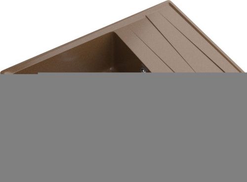 Кухонная мойка Granfest Level LV-760L терракот 75х50 цвет коричневый поверхность матовая - фото 2