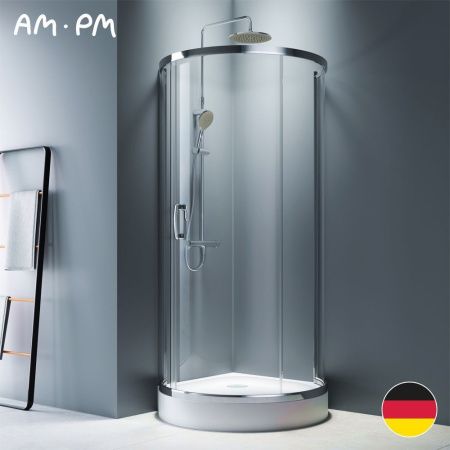 Душевой уголок Am.Pm Like W83G-333-095CT 95х95 стекло прозрачное профиль хром без поддона
