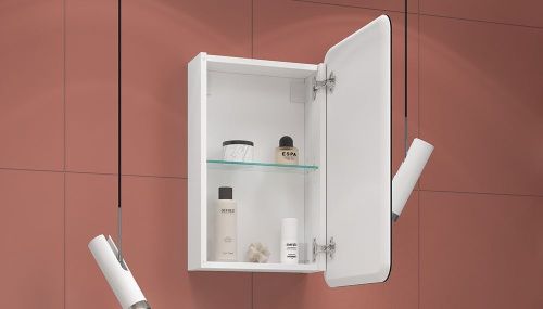 Зеркало-шкаф Velvex BIO zsBIO.40-21.11 40х60 подвесной цвет белый - фото 4