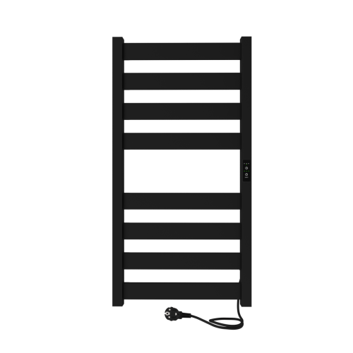 Полотенцесушитель электрический Indigo Oktava Slim 5 LСLOKS5E80-40BRRt 45х80 черный - фото 3