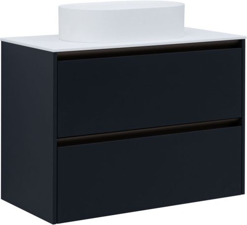 Тумба под раковину Allen Brau Activity 1.34013.AM 90х50 подвесная цвет черный