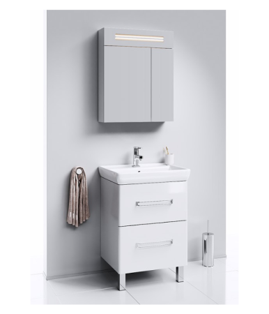 Тумба под раковину Aqwella Y Neo.01.06 60х40 подвесная цвет белый