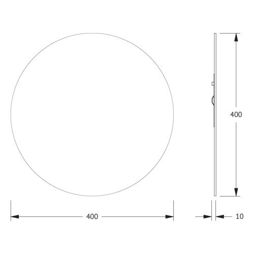 Зеркало Evoform Primary BY 0038 40х40 подвесное - фото 2