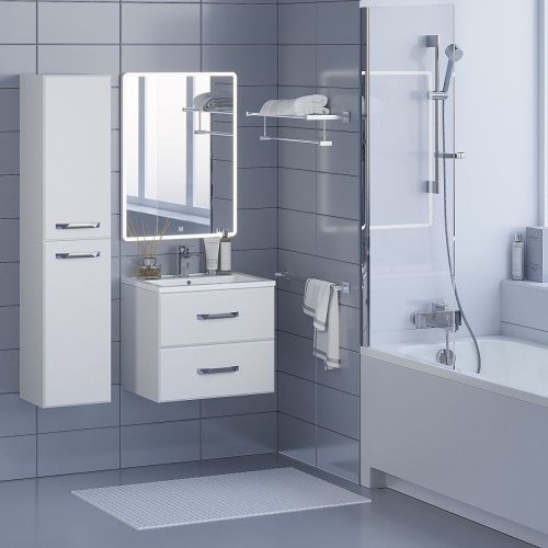 Тумба с раковиной Uperwood Foster 291020529 60х40 цвет белый - фото 2