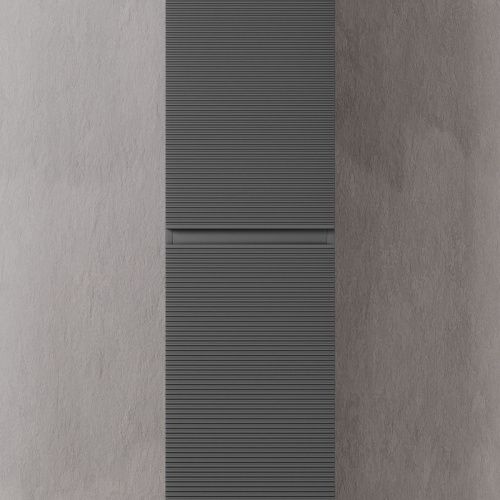 Шкаф-пенал Sancos FOLK PFL35GS 40х170 подвесной цвет серый - фото 3