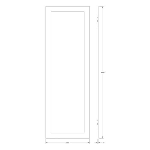 Зеркало Evoform Fashion BY 0422 50х150 подвесное - фото 2