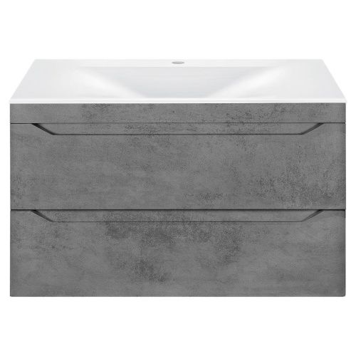 Тумба под раковину Vincea Fine VMC-2F800BT 80х50 подвесная цвет серый - фото 2