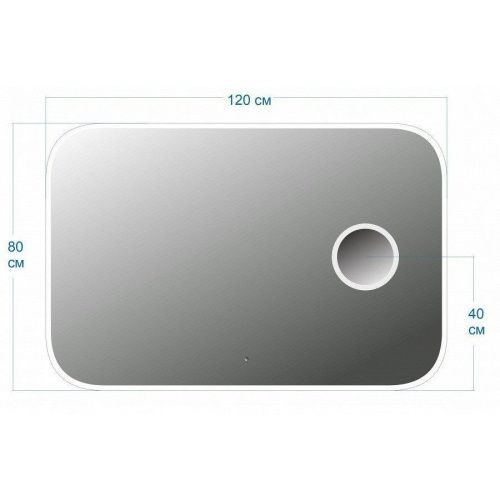 Зеркало с подсветкой Maretti Florenza FL1412080P19EL 120х80 подвесное - фото 3