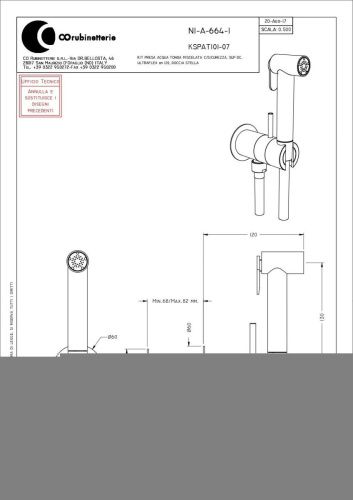 Гигиенический душ Graffio KSPAT101-07/NEO черный - фото 2