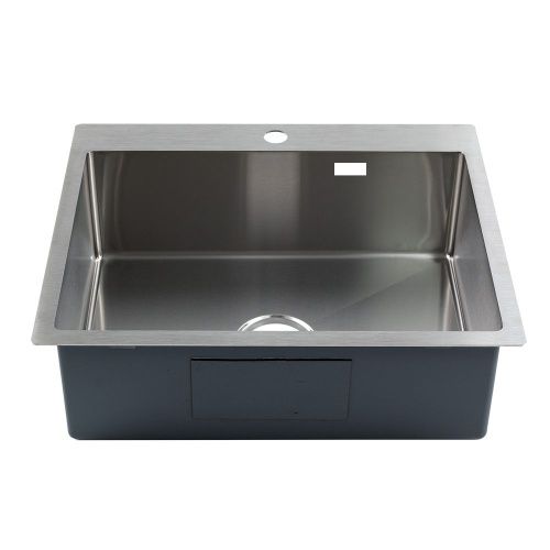 Кухонная мойка Melana ProfLine MLN-R6050HK 60х50 цвет серый поверхность матовая - фото 2