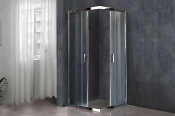 Душевой уголок Royal Bath HPD RB110HPD-C-CH 110х110 стекло рифленое профиль хром без поддона