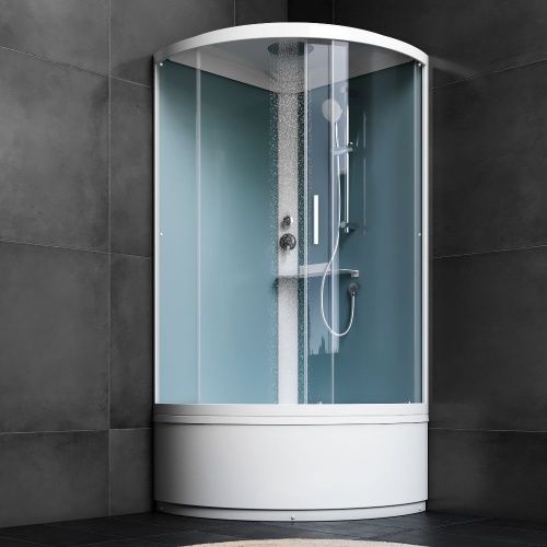 Душевая кабина Am.Pm X-Joy W88C-401A-090WT 100х100 четверть круга с крышей ориентация универсальная - фото 3