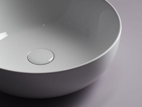 Раковина из сантехнического фарфора Ceramica Nova ELEMENT CN5024 40х40 накладная цвет белый без отверстий под смеситель - фото 5