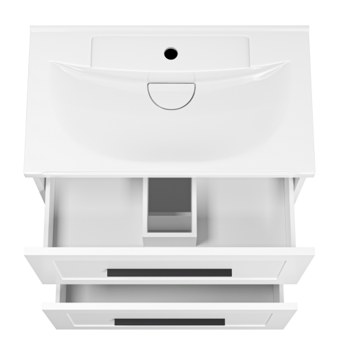 Тумба под раковину Misty Модерн П-Мод07070-011Пр 70х40 напольная цвет белый - фото 5