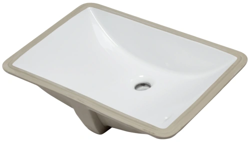 Раковина керамическая Gid Integrado 71153 60х40 встраиваемая цвет белый без отверстий под смеситель - фото 2