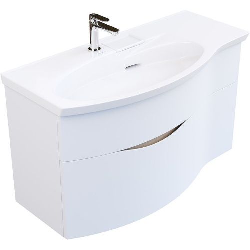 Тумба под раковину Kerama Marazzi AMAREMARE RV.100Lh\WHT.M 100х40 подвесная цвет белый - фото 2