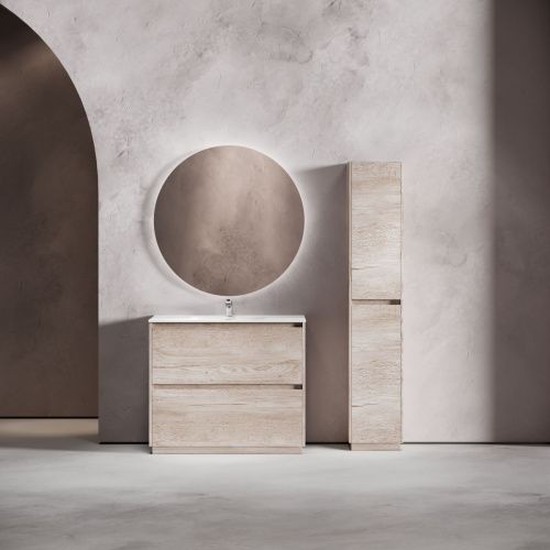 Тумба под раковину Sancos Libra Floor LB100FEG 100х50 напольная цвет коричневый - фото 2