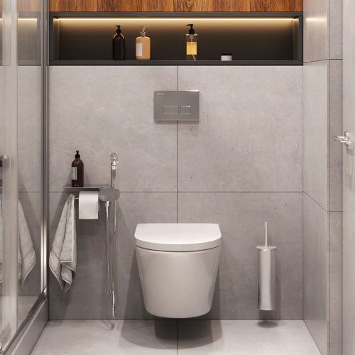 Унитаз подвесной Am.Pm Sense CK74H0403W белый с сиденьем микролифт безободковый каскадный смыв