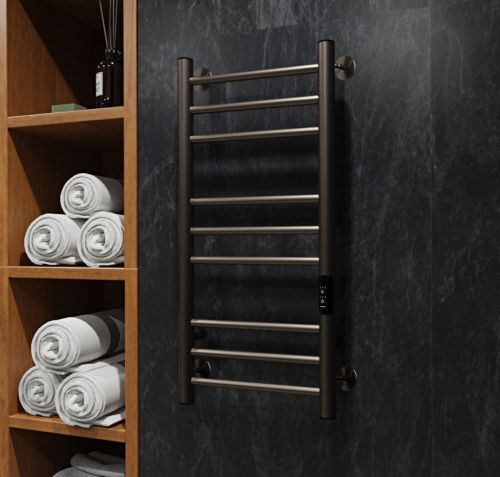 Полотенцесушитель электрический Indigo Line Trinity LСLTE70-30GNSRt 35х70 оружейная сталь - фото 3