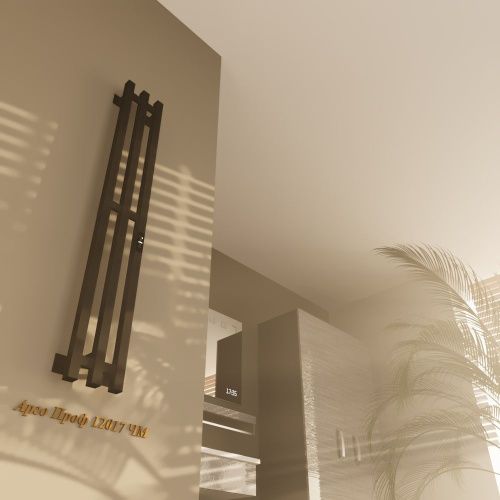 Полотенцесушитель электрический Altasan АргоПроф АргоПроф12017ЧМ 15х120 черный - фото 4