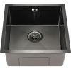 Кухонная мойка Melana ProfLine D4545HB графит 45х45 цвет серый поверхность матовая