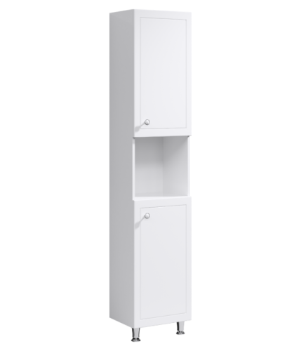 Шкаф-пенал Aqwella Y FR0504 40х180 напольный цвет белый - фото 2