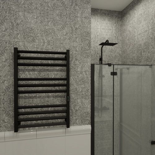 Полотенцесушитель электрический Altasan АрмадаПроф АрмадаПрофР8050ЧМ 55х80 черный - фото 4