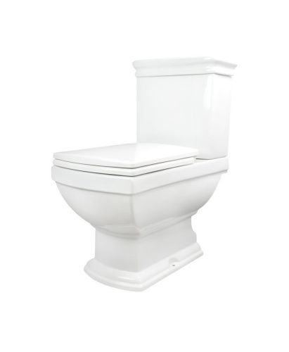 Унитаз напольный с бачком Creo Сeramique ORLEANS COMBO-OR1002 белый с сиденьем с микролифт душевой смыв - фото 3