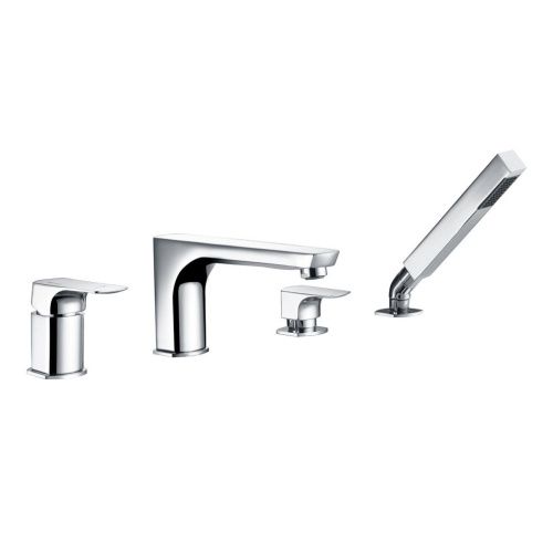 Смеситель Wasserkraft Salm 2700 2755 на борт ванны хром - фото 3