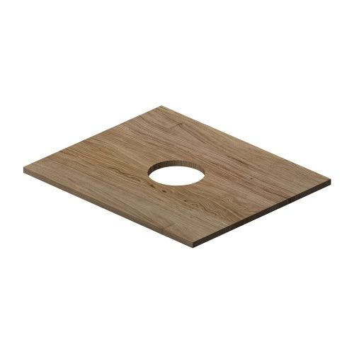 Столешница Am.Pm Func M8FST0600OF 60х50 накладная цвет темное дерево - фото 2