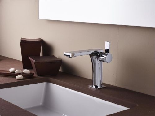 Смеситель Paffoni Rock RO071CR на раковину хром - фото 2