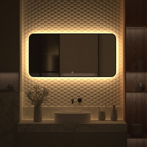 Зеркало с подсветкой Defesto AURA DF 2978SH 120х60 подвесное - фото 5