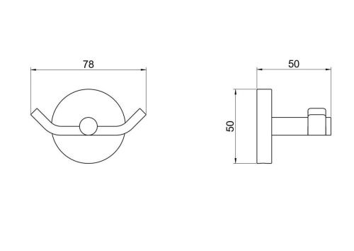 Крючок для ванны Aquatek БЕТТА AQ4602MB - фото 3