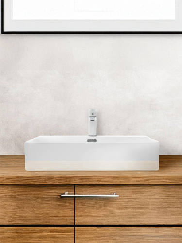 Раковина из сантехнического фаянса WeltWasser WW SK 10000004641 40 см накладная цвет белый - фото 4