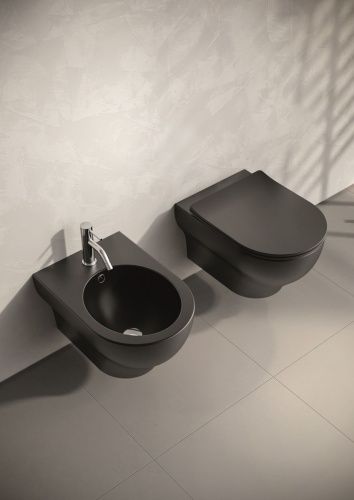 Биде подвесное Olympia Clear CLE220123 цвет черный - фото 3