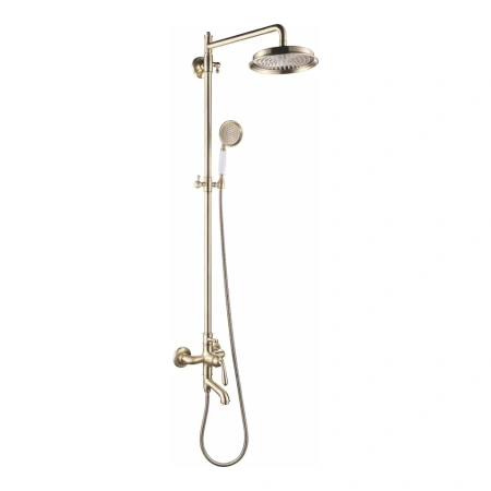 Душевая стойка Rose R0236Q настенная цвет бронза