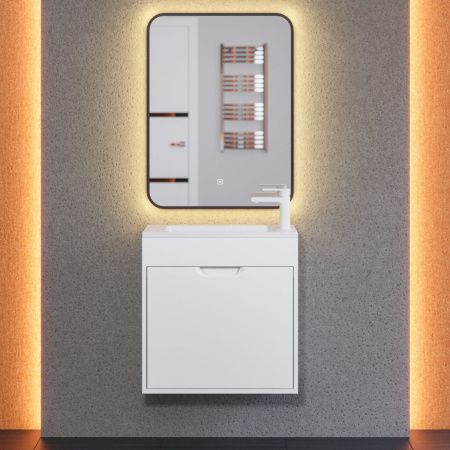 Тумба под раковину Uperwood Modul 2930205362 60х20 подвесная цвет белый