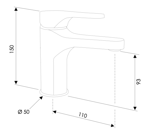 Смеситель Mariani Surf A00380SF60 на раковину хром - фото 4
