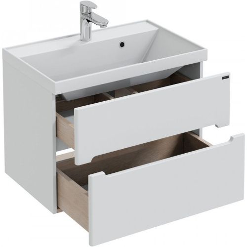 Тумба под раковину СанТа Лондон 224003л 70х40 подвесная цвет белый - фото 2